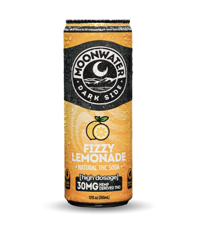 Moonwater Beverages Natural 30mg THC High Doose / Fizzy Lemonade